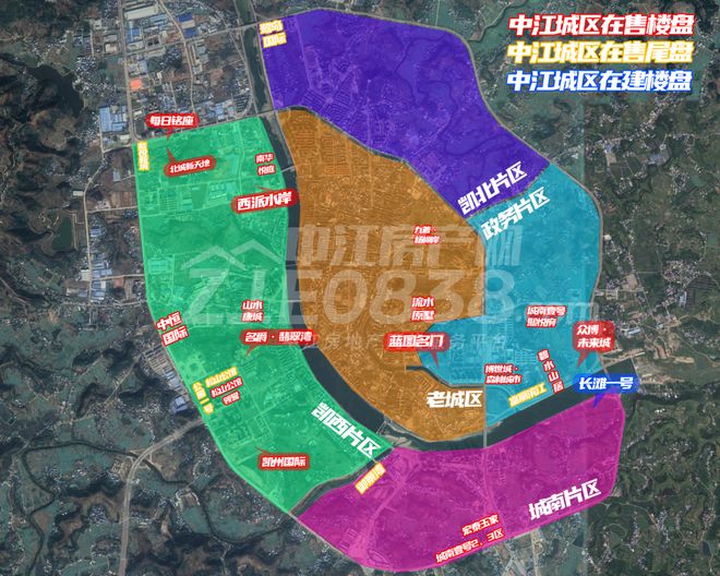 中江县最新城市规划图