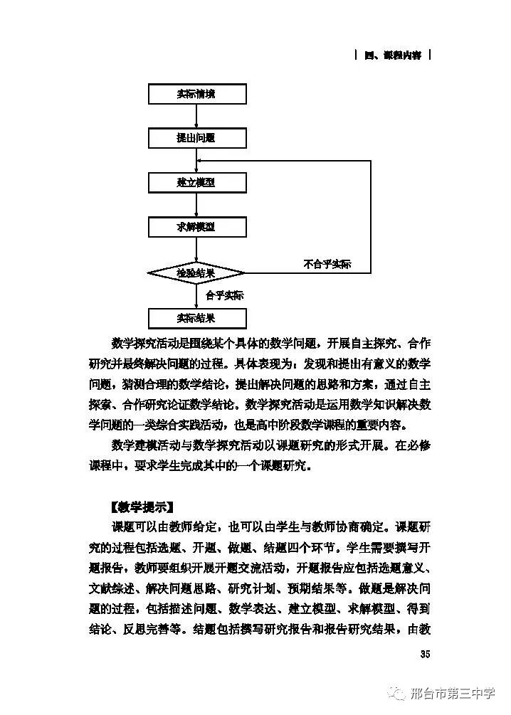 高中数学课程标准最新