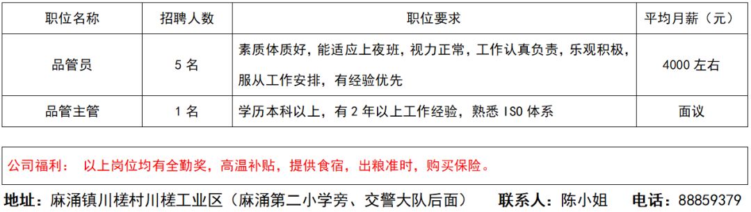 苏州黄埭最新招聘信息