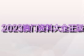 新澳姿料大全正版资料2023,新澳姿料大全正版资料大全2023，全面解析与深度探索